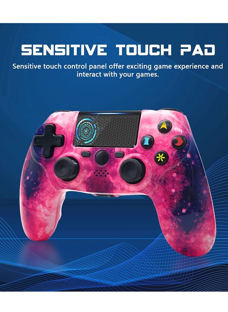 ISHAKO Wireless Controller for PS4 Double Shock 6-Axis Motion Sensor Sensitive Touch Pad Built-in Speaker & Stereo Headphone Jack Compatible with PS 4/Pro/Slim - Image 3