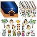 FaCraft Christmas Nativity Craft Stickers 24 Sheets SelfAdhesive Make a Nativity Scene Sticker Funny Christmas Crafts Religious Party Favor Nativity Scene Party Game for Kids - Image 2