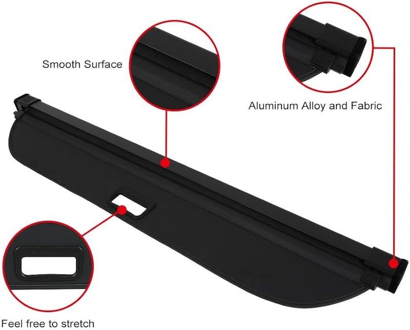 2019 2024 إنفينيتي QX50 غطاء صندوق خلفي مرن ظل أمتعة تونيو أمني - Image 5