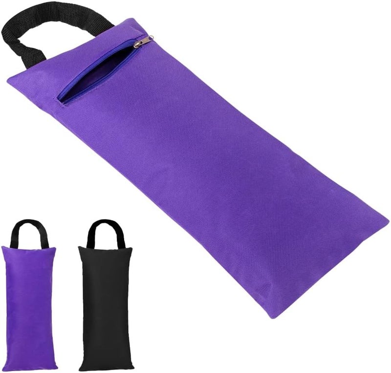TopTie 2 Pack Yoga Sandbag Weighted Bag for Fitness Yoga Bolster, Unfilled Sandbag 16 x 7 Inch - Image 1