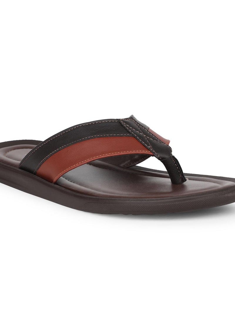 Bata Men's NW JOY TH Casual Slipper's DARK BROWN - 9 UK (8714776) - Image 3