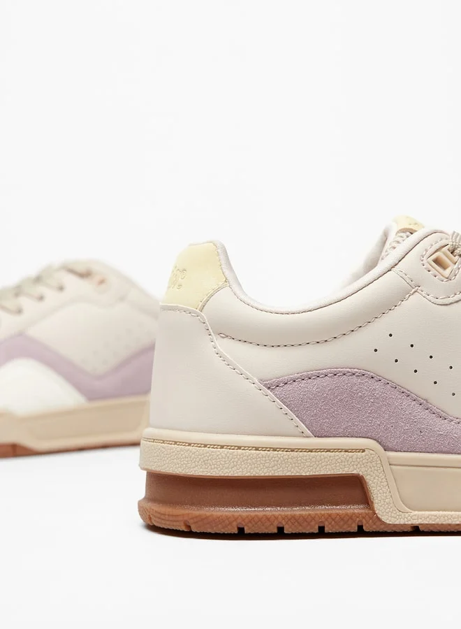 Lee Cooper Women Colourblock Lace-Up Sneakers