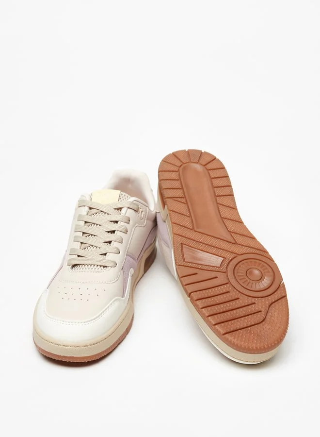Lee Cooper Women Colourblock Lace-Up Sneakers
