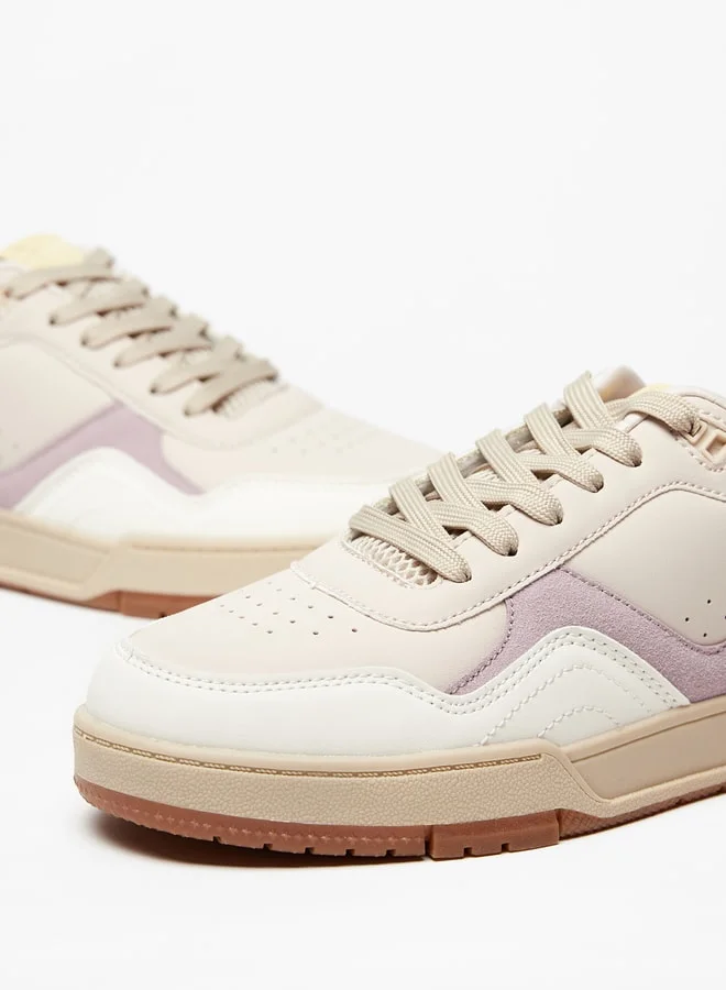 Lee Cooper Women Colourblock Lace-Up Sneakers