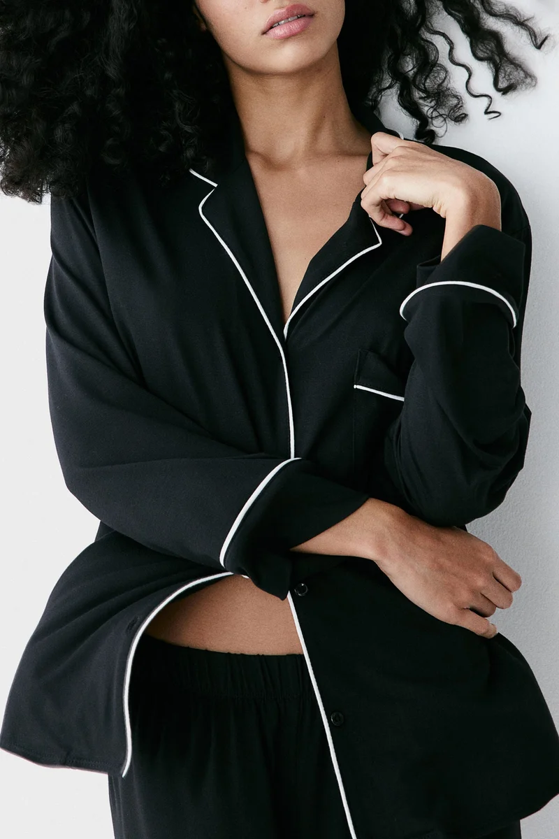 اتش اند ام بيجاما قميص وبنطلون