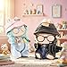 WALLFID 2PCS 17cm Doll Accessories Stylish Outfit with Hat Mini Scooter Prop Cute Motorcycle Clothes Set for Doll Display Role Play Shelf Decor or Party Scene Decoration Blue - Image 4