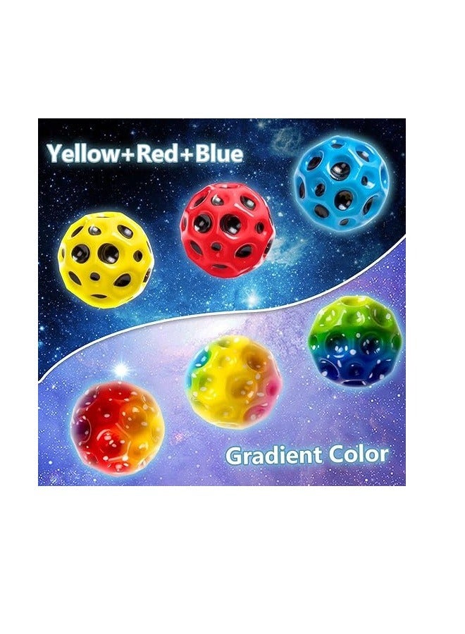 Jiosdo Astro Jump Ball, Pack of 6 Moon Ball, High Jumping Globe Jump Ball, Galaxy Ball, Space Ball, Bouncing Ball, Outdoor Games, Small Gifts for Children, Party Bags, Children's Birthday Party  - Image 2