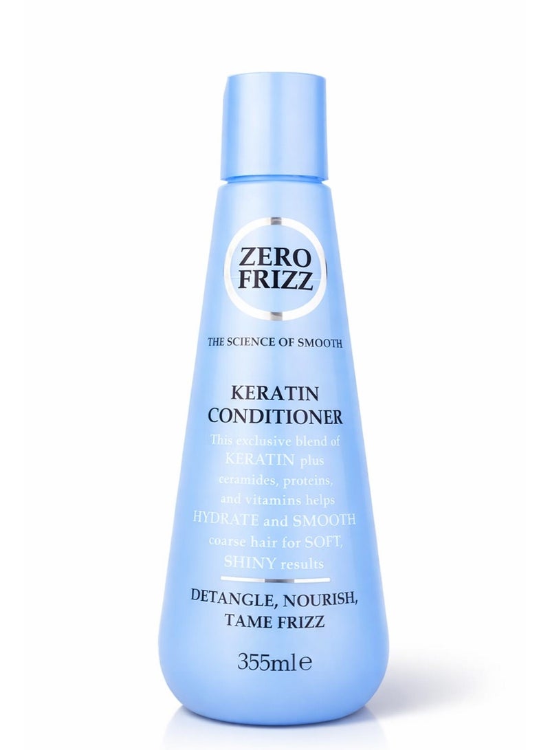 Zero Frizz KERATIN CONDITIONER DETANGLE NOURISH TAME FRIZZ - Image 1