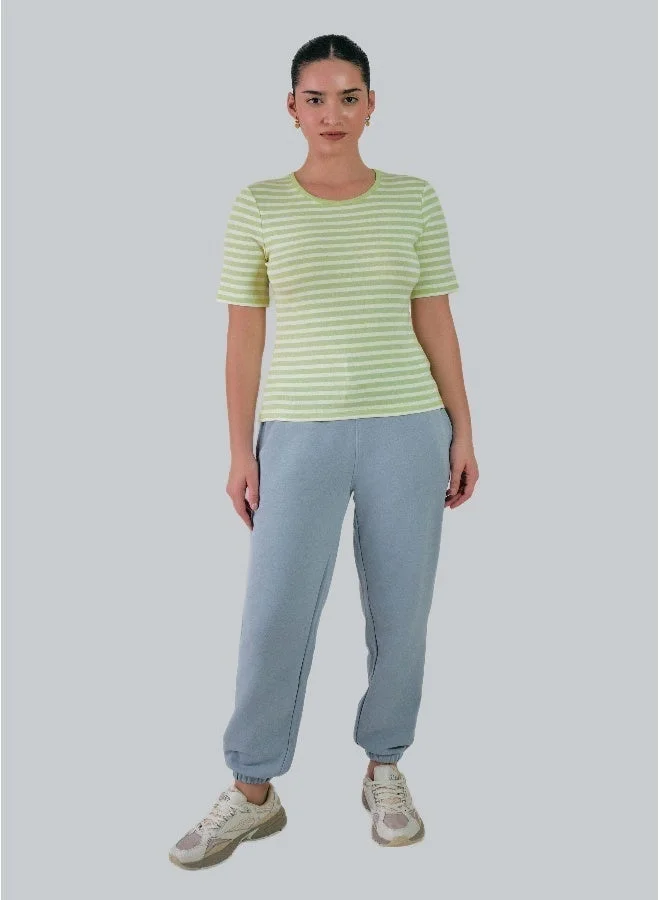 GANT Slim Striped 1X1 Ribbed T-Shirt