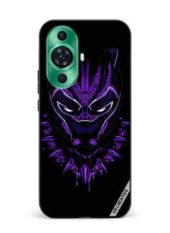 Protective Case Cover For Huawei nova 11 Black Panther Design Multicolour