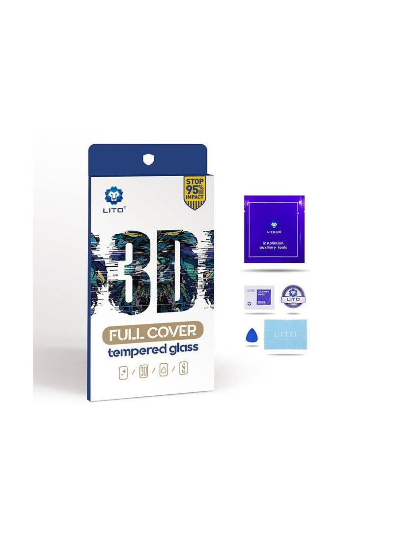 LITO Full Coverage Full Glue 9H Hardness HD Tempered Glass Screen Protector For Apple IPhone 13 CLEAR - Image 5