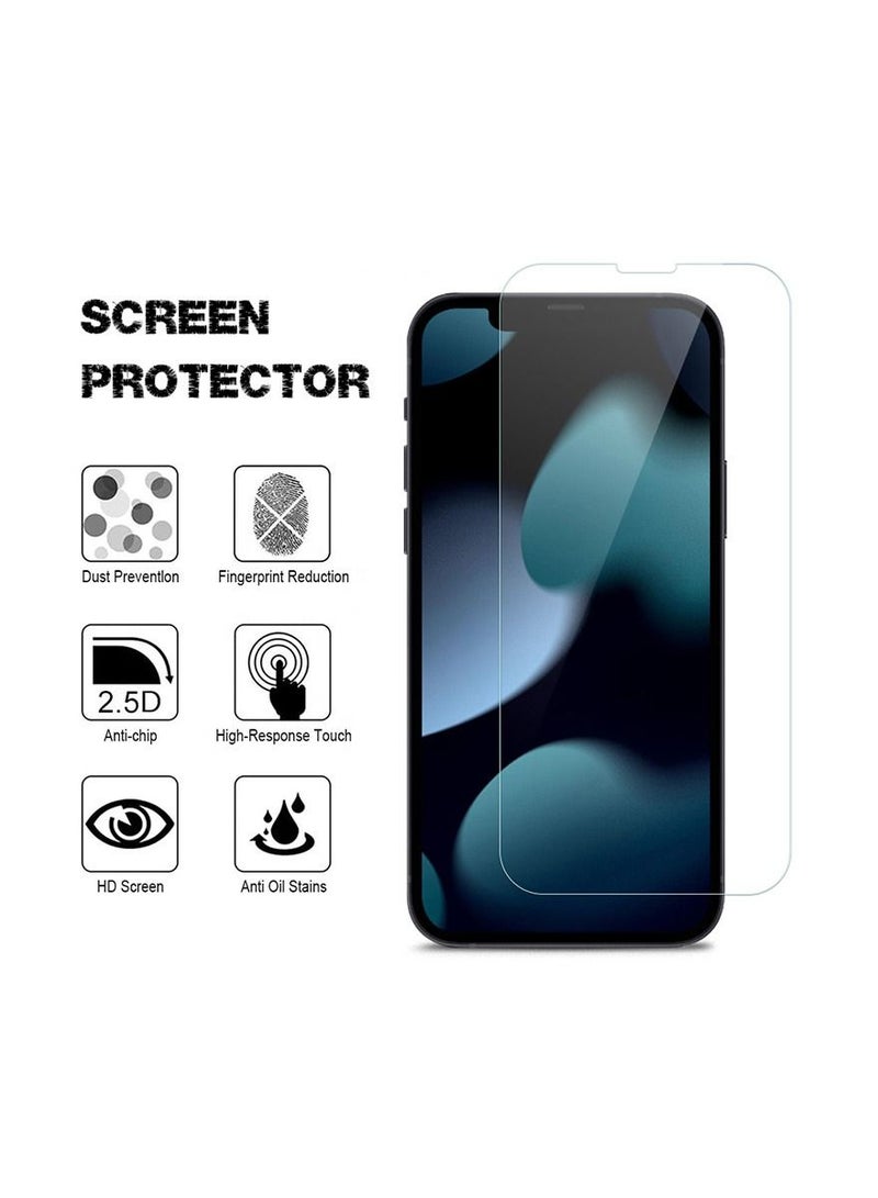 LITO Full Coverage Full Glue 9H Hardness HD Tempered Glass Screen Protector For Apple IPhone 13 CLEAR - Image 2