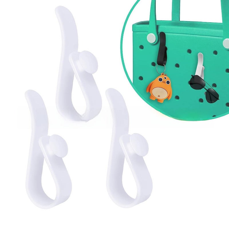 Beach EVA Clog Charm Bogg Bag Keychain Hook Blue - Image 5