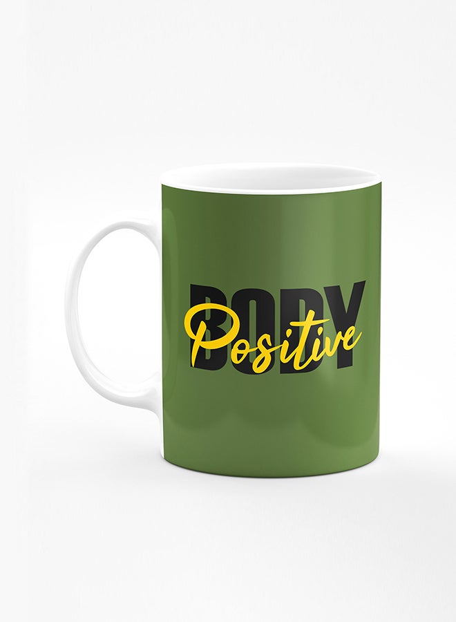 Stylizedd Designer Printed Coffee Mug with Heavy Duty Handle 11oz Ceramic Personalised Gift Mugs Cup [Microwave Safe & Dishwasher Proof] - Body Positive - Image 1