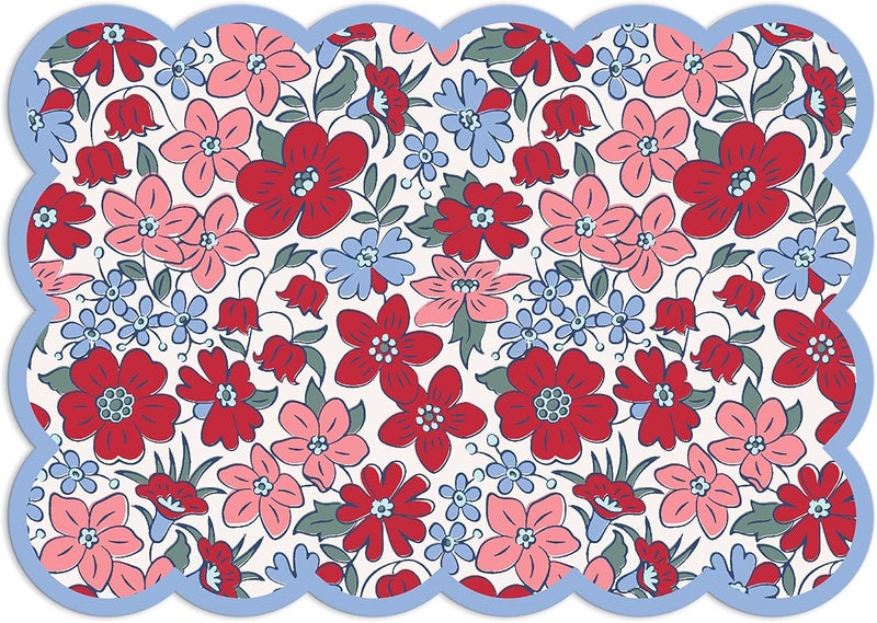Galison Liberty Scalloped Shaped Notecard Set - Image 2