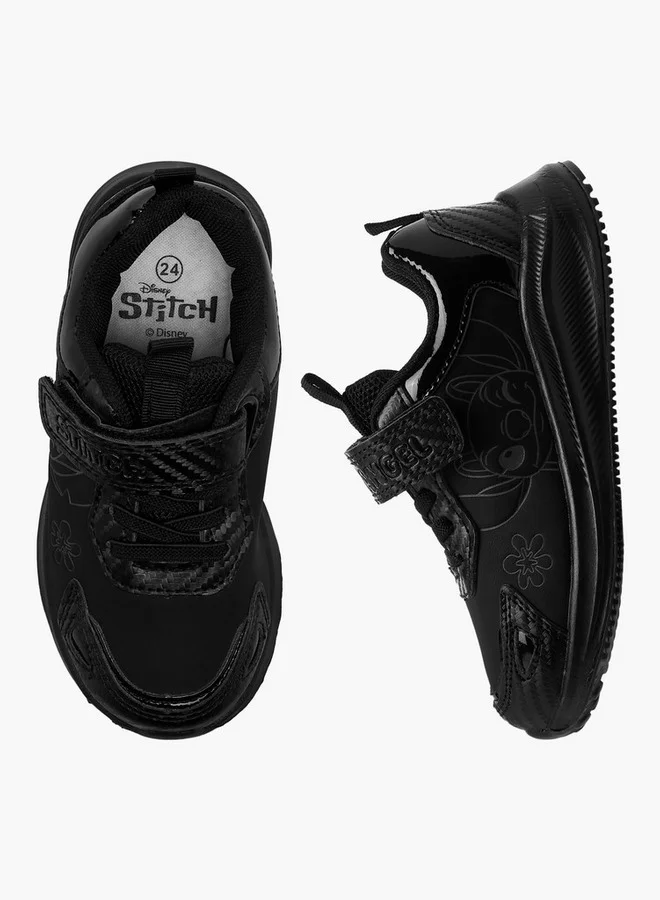 ديزني Stitch Print Sneakers with Hook and Loop Closure