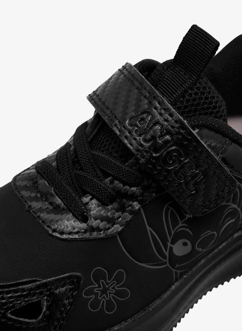 Disney  Stitch Print Sneakers with Hook and Loop Closure for Women | Best Price UAE