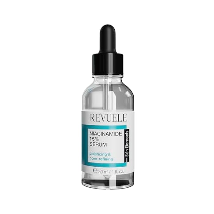 REVUELE Niacinamide 15% Serum – 30ml – High-Potency Skin Clarifying & Sebum-Regulating Face Serum – Vegan & Dermatologically Tested 1 fl.oz - Image 1
