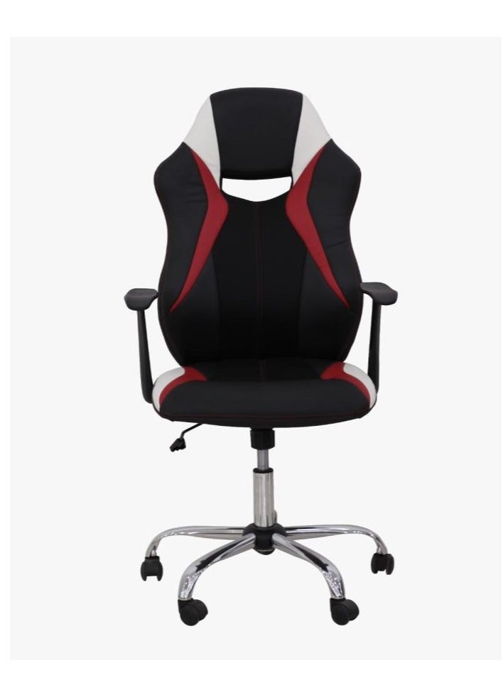 Generic Gaming Chair with Premium PU Leather Ergonomic Cushion and Adjustable Backrest for Ultimate Gaming Comfort  - Image 1