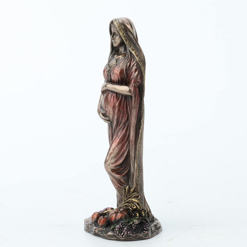 Veronese Design 4 1/8 Inch Triple Goddess The Mother Pagan Wicca Resin Sculpture Bronze Finish - Image 3