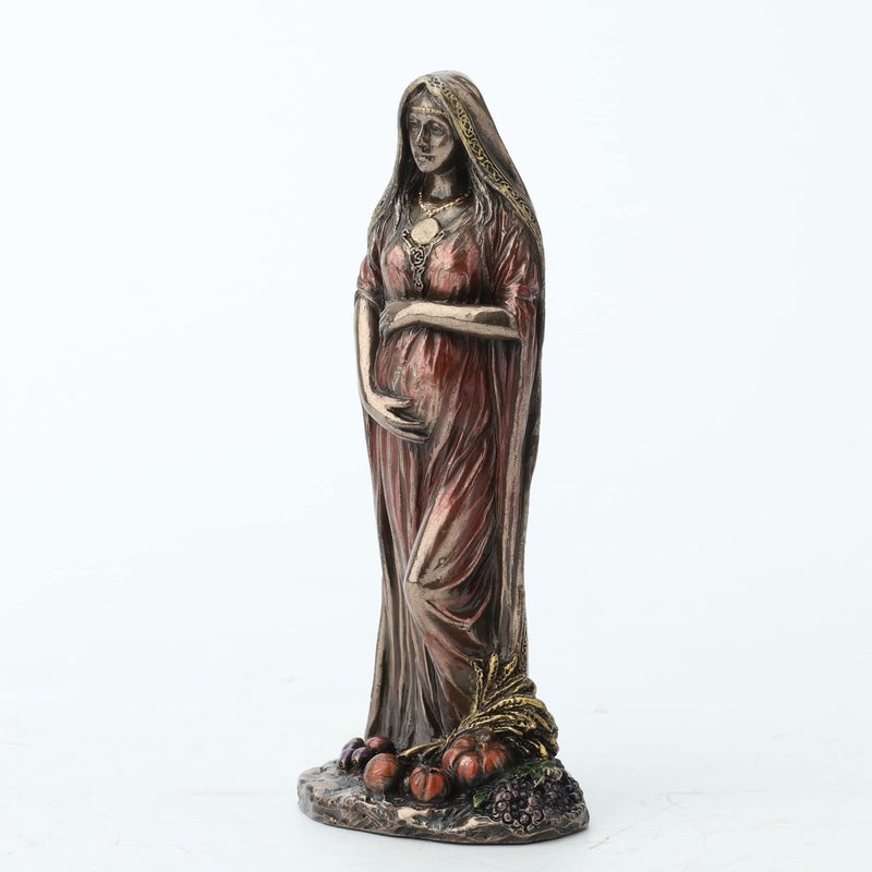 Veronese Design 4 1/8 Inch Triple Goddess The Mother Pagan Wicca Resin Sculpture Bronze Finish - Image 2