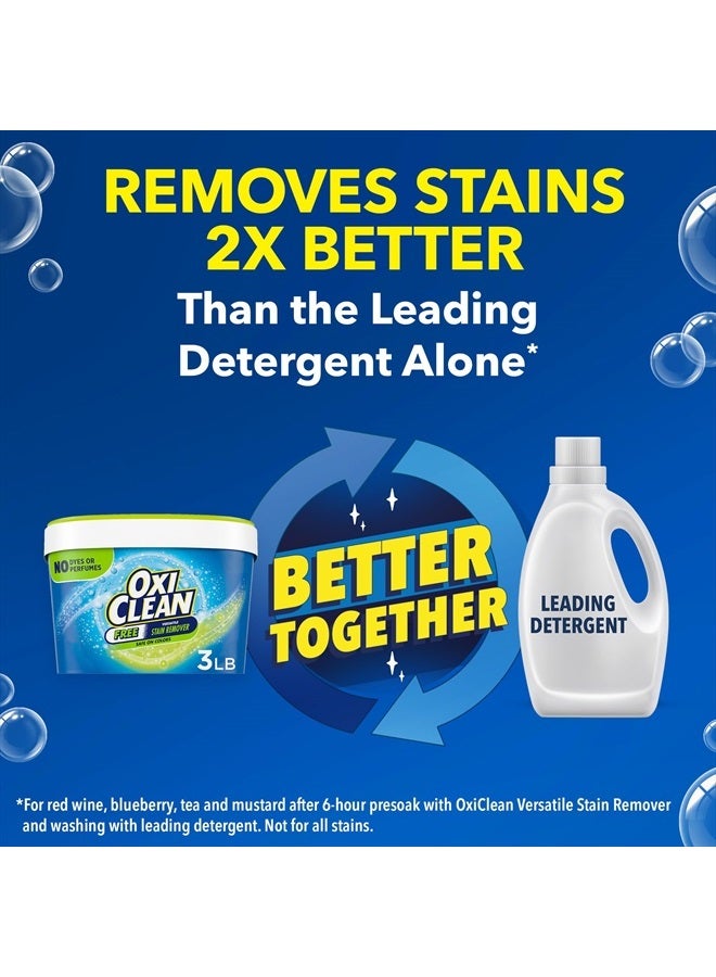 Oxiclean Free Versatile Stain Remover Powder, 3 lb - Image 3