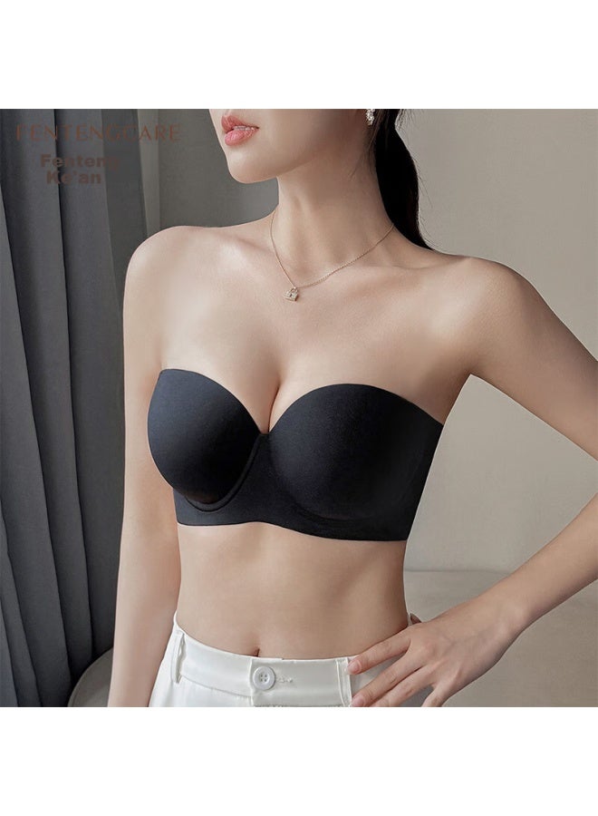 FENTENGCARE Fentengcare [large Size Strapless Bra], Non-slip Invisible Bra, Push-up Soft Underwire, Minimizes Large Breasts, Thin Style Women's Bra  - Image 5