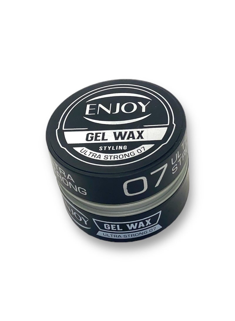 ENJOY ENJOY Hair Wax 07 Cream – Ultra Strong Hold | 150ml | Gel Wax for Men  - Image 1
