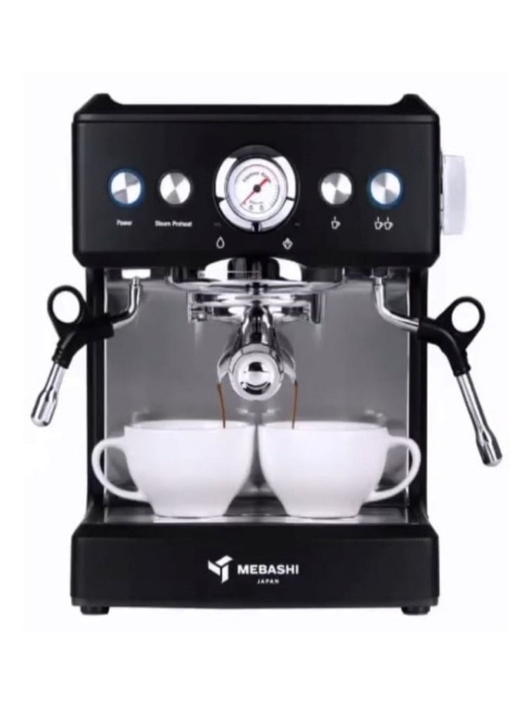 Mebashi Espresso Commercial Coffee Machine, 2.1L, 20Bar Pressure, Multicolor (ME-CCM2051B)(Black) - Image 1