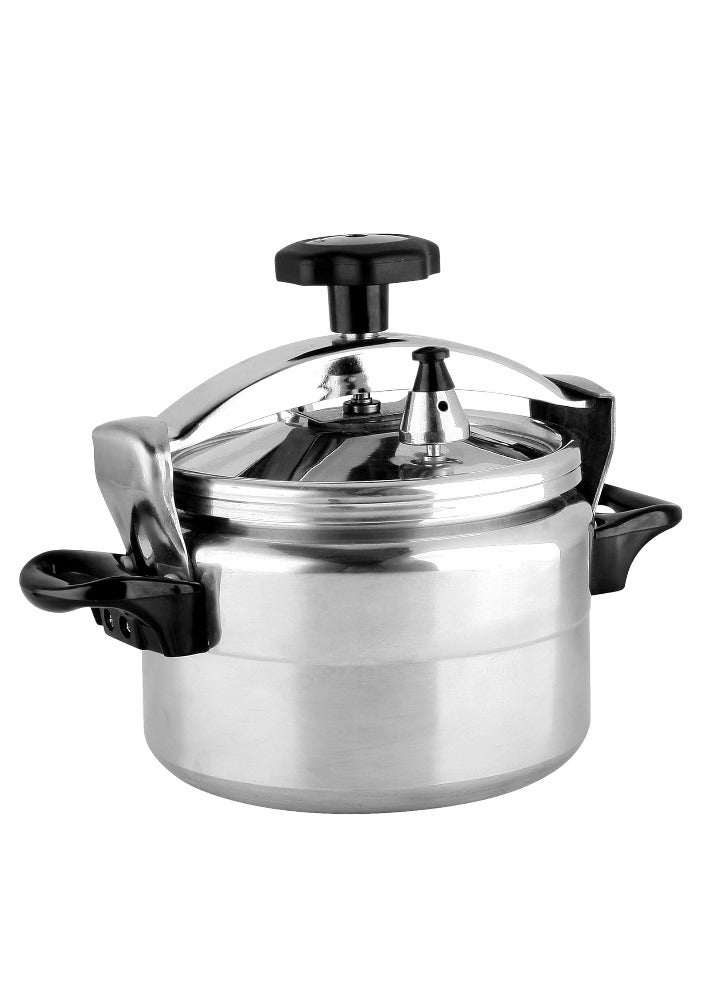 GOLD ONE Durable Aluminium 9 Liter-Security Pressure Cooker With Lid ‎Induction Compatible Base