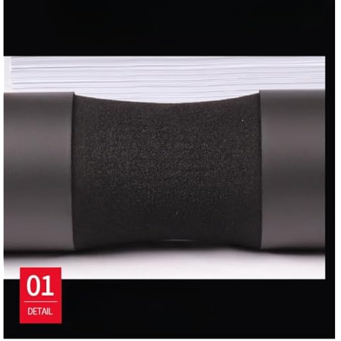 rayihni Gym Bar 43Cm Full Sized Gym Barbell Pad With 3Cm Sponge Pad For Crossfit, Powerlifting, And Home Gym Use - Image 3