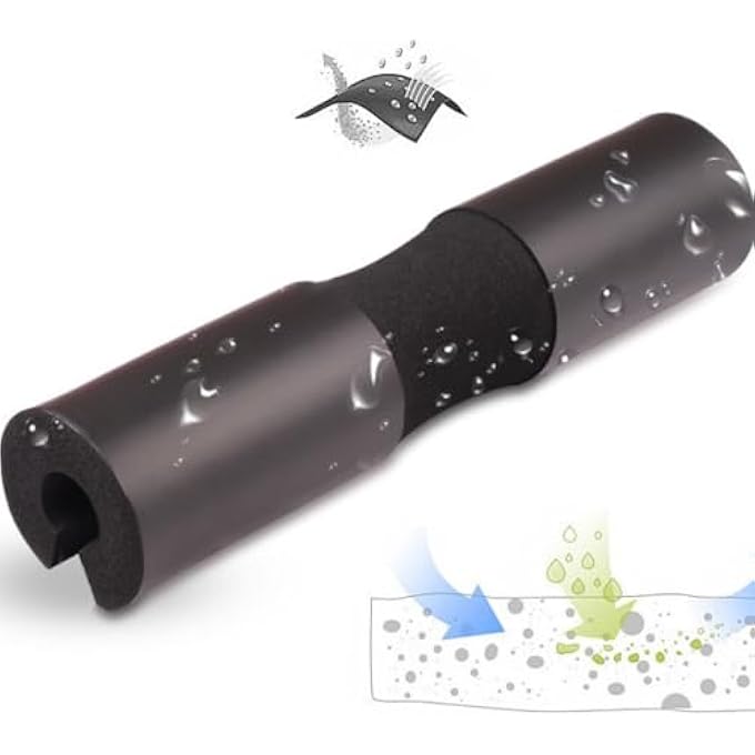 rayihni Gym Bar 43Cm Full Sized Gym Barbell Pad With 3Cm Sponge Pad For Crossfit, Powerlifting, And Home Gym Use - Image 2