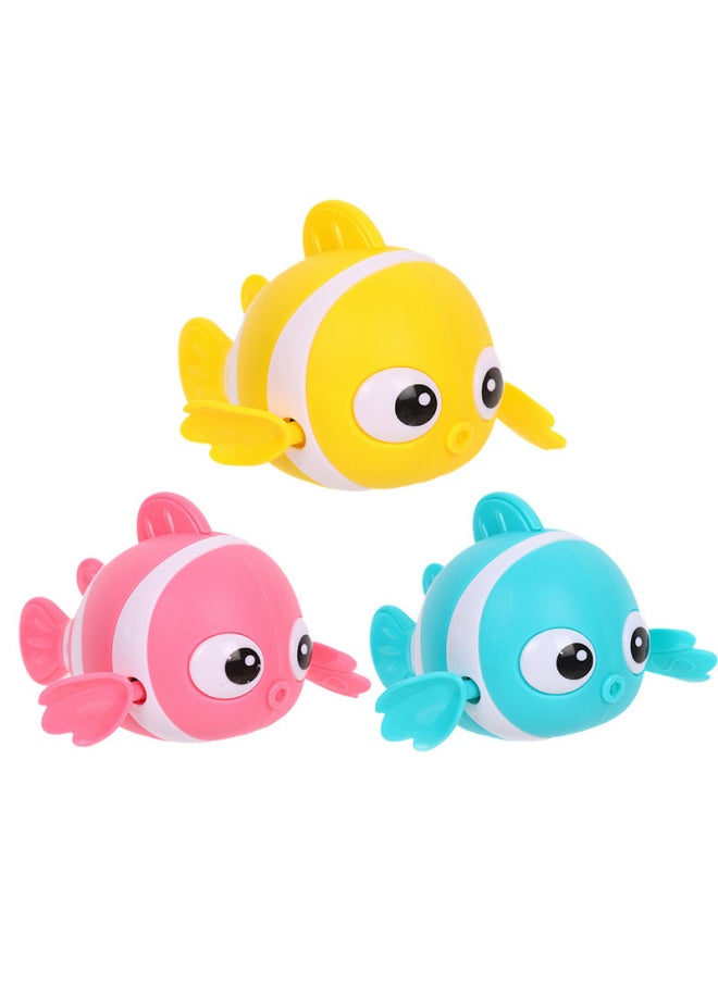 Generic - Baby Bath Toy Children's Water Play Crab Swimming Baby Children's Water Play Little Duck Little Turtle Coil Toy-Color:Cute Runny Elephant In The Water [orange Clothes Style] Bagged - Image 1