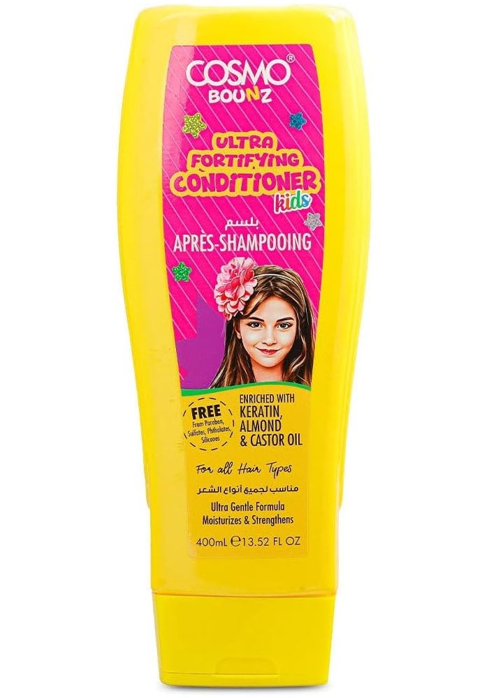 COSMO Bounz Ultra Fortifying Conditioner for Kids - 400ml - Image 1