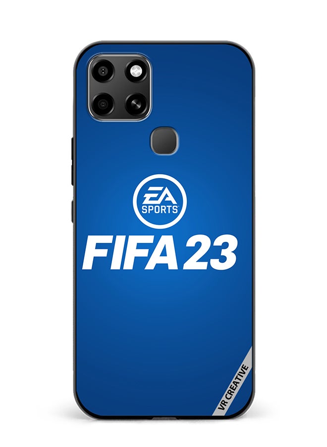 VR CREATIVE Protective Case Cover For Infinix Smart 6 Fifa 23 Blue Ea Design Multicolour - Image 1