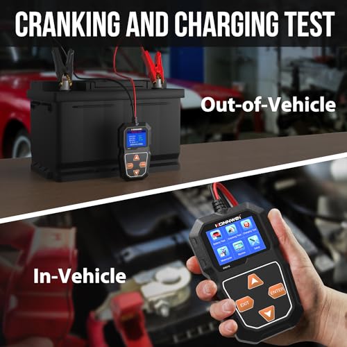 Konnwei مُختبر بطارية السيارة KONNWEI KW218 6V 12V 100-2000 CCA مُختبر تحميل بطارية السيارات مُختبر مولد الطاقة مُحلل بطارية السيارات الرقمية مُختبر نظام الشحن والتشغيل للسيارة والشاحنة والقوارب والدراجات النارية - Image 5