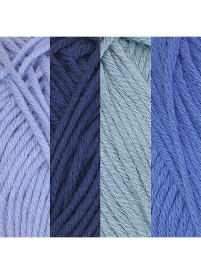 Lemon Bamboo Cotton Sport Yarn - 50g/Skein - 4 Skeins - Image 2