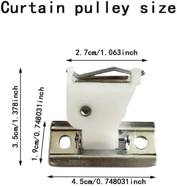 irtree Roman Sunshade Rope Locks White 2Curtain AccessoriesRoller Shutter AccessoriesAccessories for Blinds - Image 3