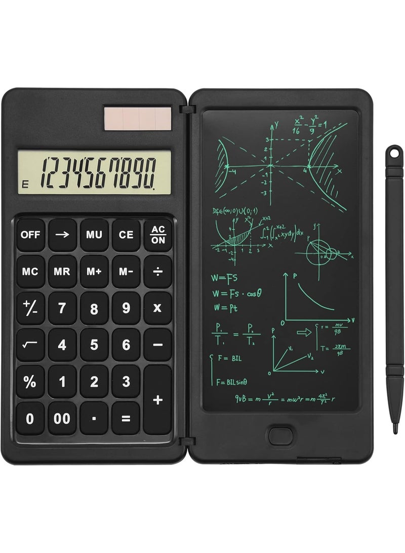 Scientific Calculator with Chalkboard Writing Board and Pen, Engineering Scientific Calculator with 12-Digit LCD Display and Battery Versatile for Students and Office Calculator Book - Image 3