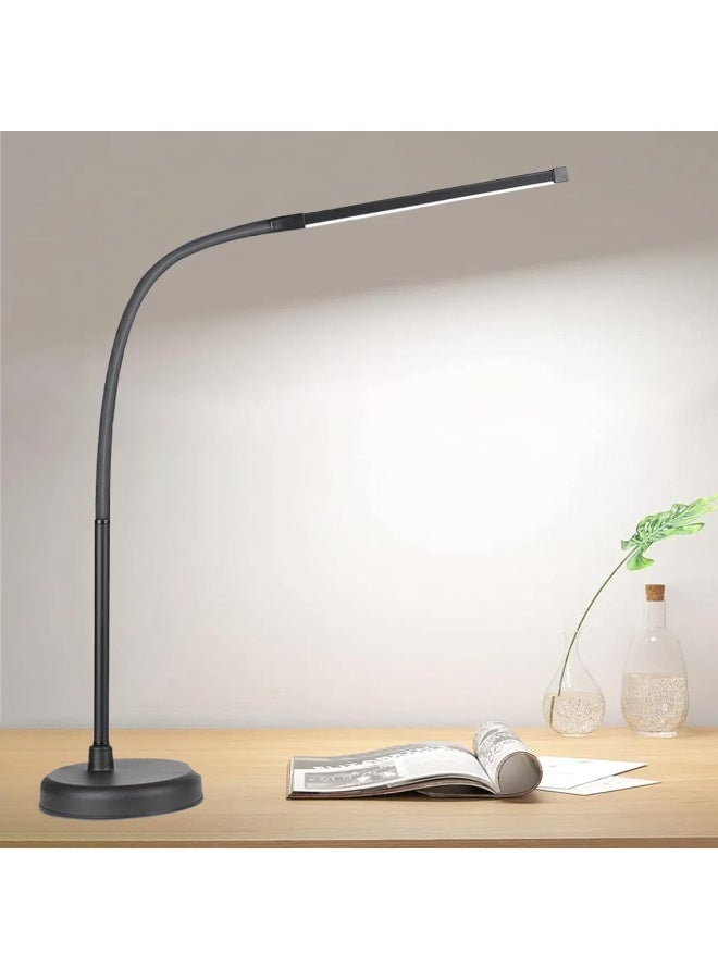 Arabest Desk Lamp, Swing Arm Architect Task Lamp with Long Flexible Gooseneck, 3 Color Modes, and USB Adapter, Dimmable Desk Light for Home/Office/Drafting/Reading/Piano - Image 1