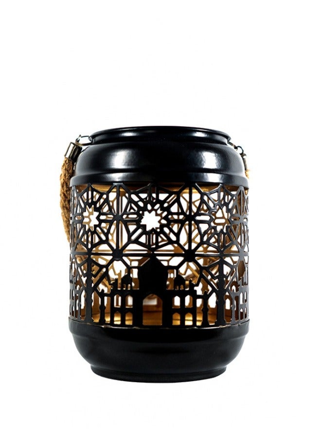 سوسيتي حامل شموع حديد، ديكور منزلي لرمضان، ديكور جو العيد  - Image 1