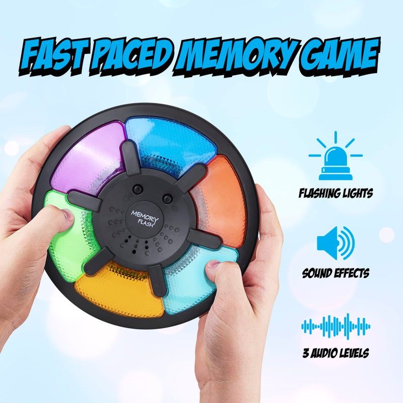 Point Games Handheld Memory Game  Kids Electronic Games  Sequence Fun For Kids With Lights & Sounds  Brain Challenge For Boys & Girls Ages 8+ - Image 4