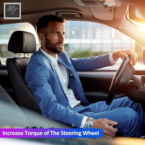 Sulfar Steering Wheel Spinner Metal Car Power Handle Spinner Steering Wheel Knob for All Vehicles Universal Driving Helper Booster Car Accessories - Image 2