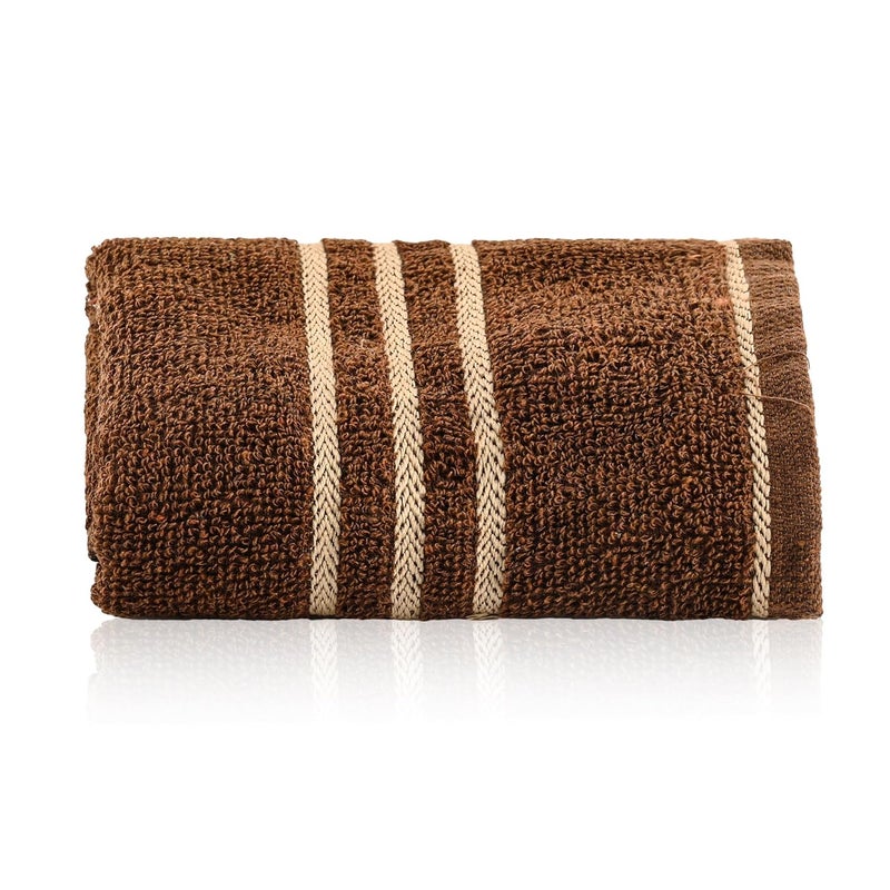 Kuber Industries Kuber Industries Pack of 12 Soft Cotton Face Towels For Men Women Easily Washable Pocket Towels Workout Gym Napkins For Men Dark Brown Blue  - Image 2