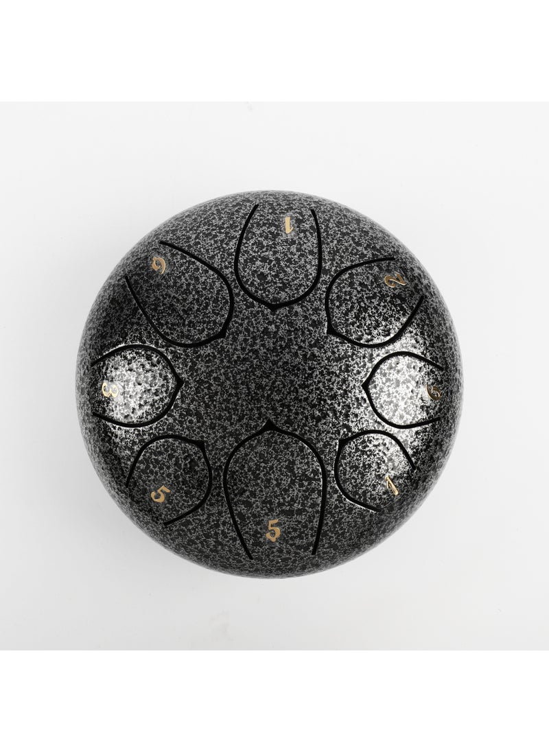 Generic 6-Inch 8-Tone Steel Tongue Drum Xingyao Silver 
