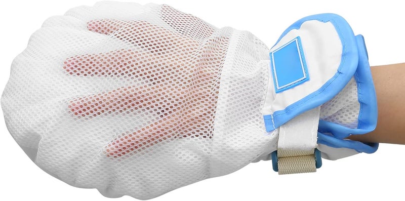 cheekyglo Restraint Glove Double Security Mitt Hand Restraints Safety Mitt Breathable Comfort Glove for Elderly Hand Protection - Image 1