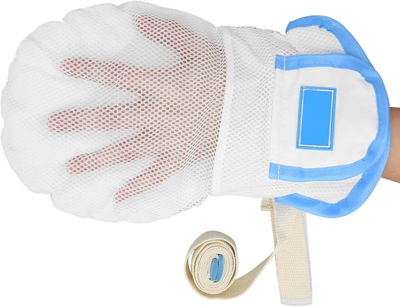 cheekyglo Restraint Glove Double Security Mitt Hand Restraints Safety Mitt Breathable Comfort Glove for Elderly Hand Protection - Image 5