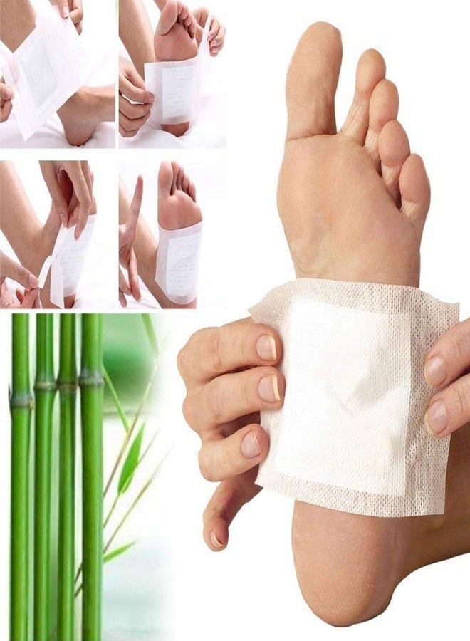 Kinoki Cleansing Detox Foot Patches 20 Adhesive Pads Kit Natural Unwanted Toxins - Image 3