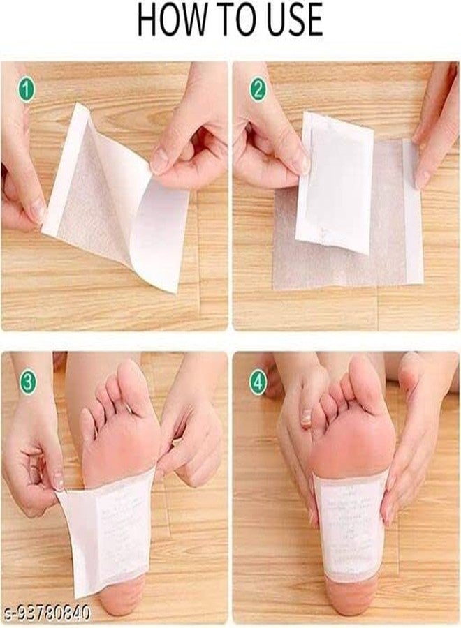 Kinoki Cleansing Detox Foot Patches 20 Adhesive Pads Kit Natural Unwanted Toxins - Image 4