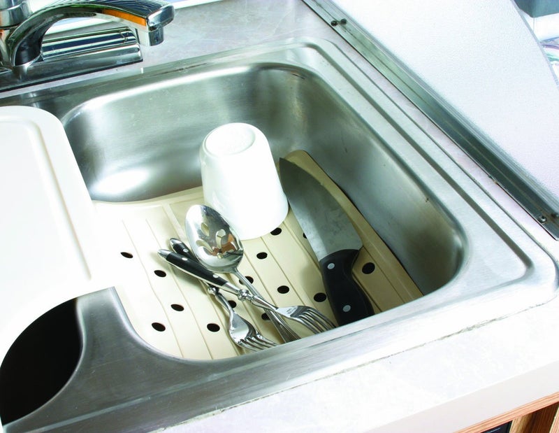Camco 43720 RV & Marine Sink Mat, White - Image 2